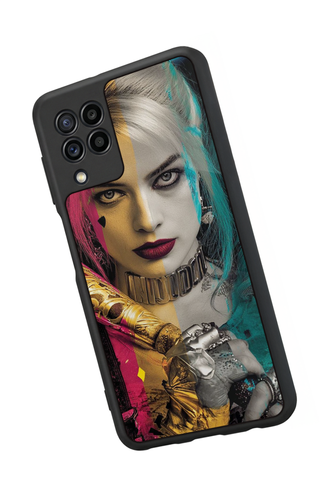 Samsung Galaxy M32 Uyumlu HarleyQueen Tasarımlı Glossy Premium Kılıf