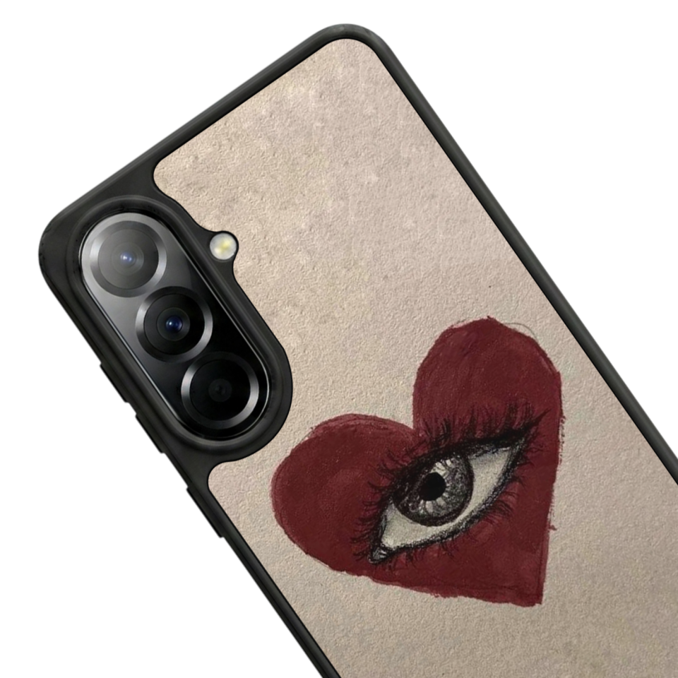 Samsung Galaxy A37 Uyumlu Kalp Love Tasarımlı Glossy Premium Kılıf