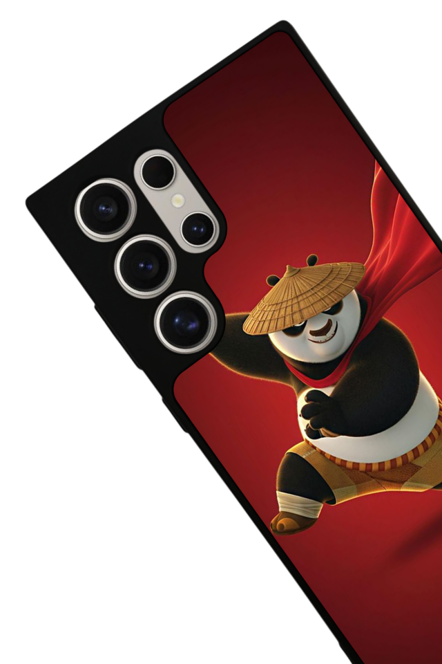 Samsung Galaxy S24 Ultra Uyumlu Kung Fu Panda Tasarımlı Glossy Premium Kılıf