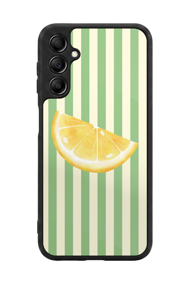 Samsung Galaxy A14 Uyumlu Limon Tasarımlı Glossy Premium Kılıf