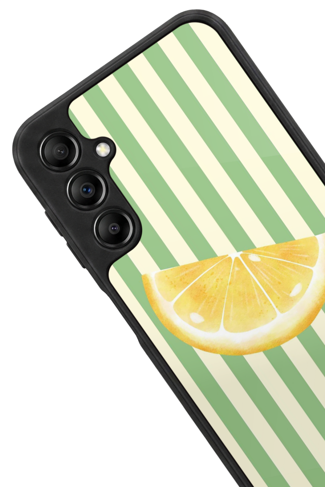 Samsung Galaxy A14 Uyumlu Limon Tasarımlı Glossy Premium Kılıf