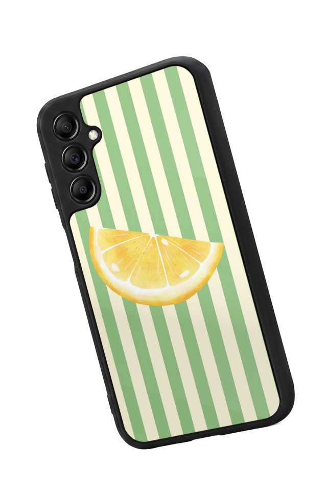 Samsung Galaxy A14 Uyumlu Limon Tasarımlı Glossy Premium Kılıf