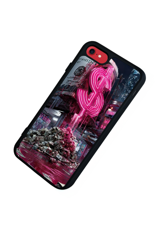 iPhone 8 Uyumlu Para Tasarımlı Glossy Premium Kılıf