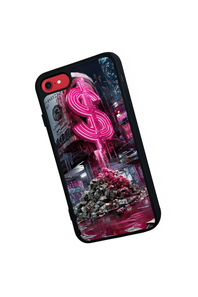 iPhone 8 Uyumlu Para Tasarımlı Glossy Premium Kılıf