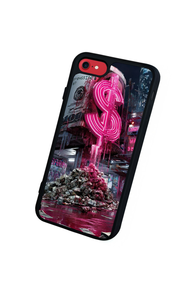 iPhone 8 Uyumlu Para Tasarımlı Glossy Premium Kılıf