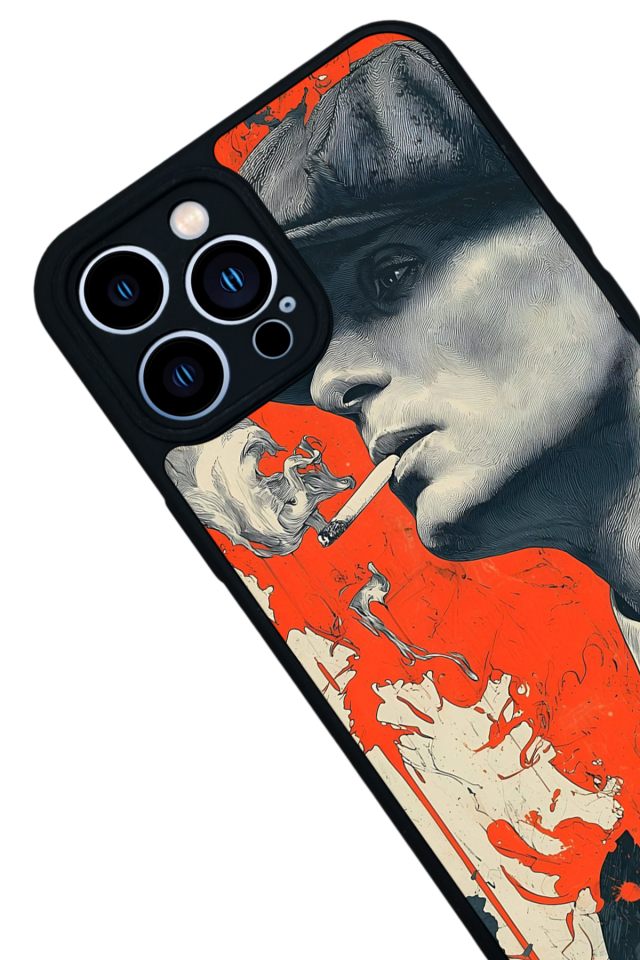 iPhone 13 Pro Max Uyumlu Peaky Blinders Tasarımlı Glossy Premium Kılıf