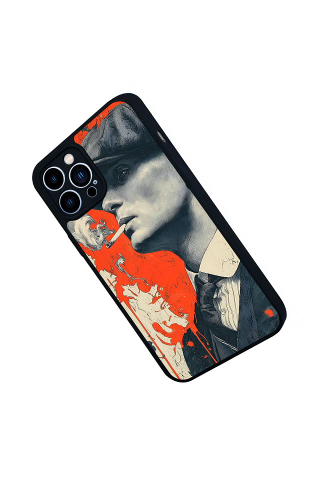 iPhone 13 Pro Max Uyumlu Peaky Blinders Tasarımlı Glossy Premium Kılıf