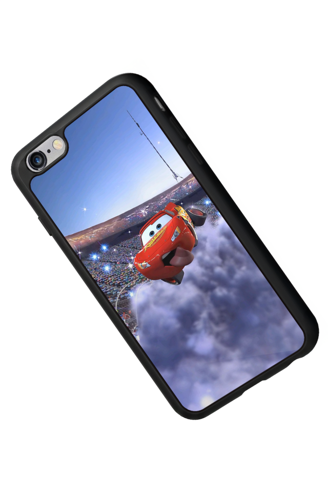 iPhone 6 Plus Uyumlu Şimsek McQueen Tasarımlı Glossy Premium Kılıf