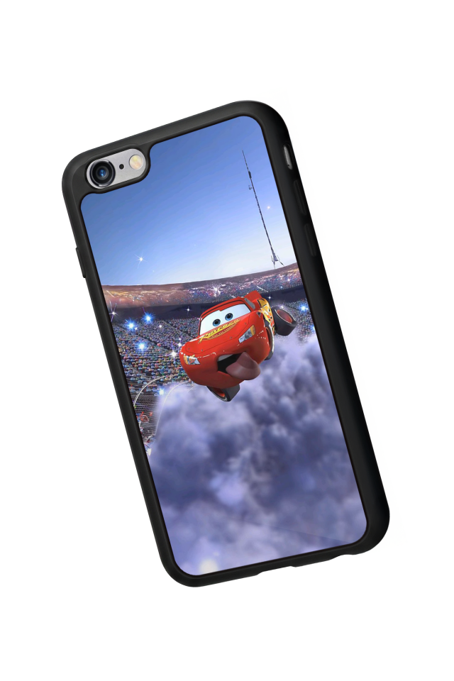 iPhone 6 Plus Uyumlu Şimsek McQueen Tasarımlı Glossy Premium Kılıf