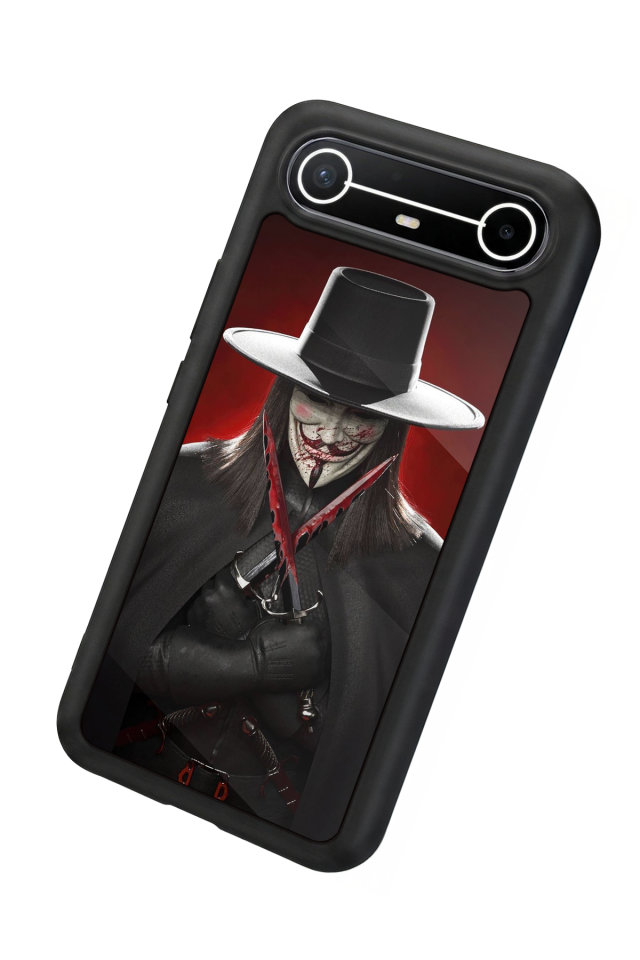 Tecno Spark Slim 5G Uyumlu Vendetta Tasarımlı Glossy Premium Kılıf