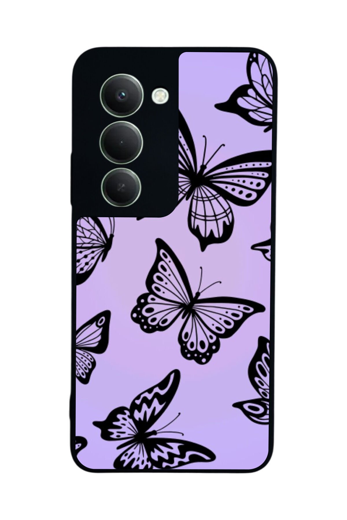 Xiaomi Redmi 15 5G Uyumlu Kelebek Tasarımlı Glossy Premium Kılıf