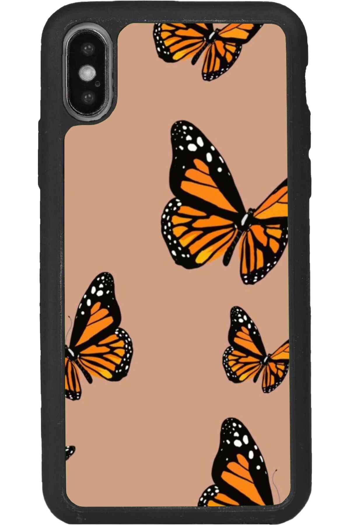iPhone XS Max Uyumlu Mat Siyah uyumlu Kılıf – Yumuşak Silikon, Koruyucu, Şok Emici Kapak