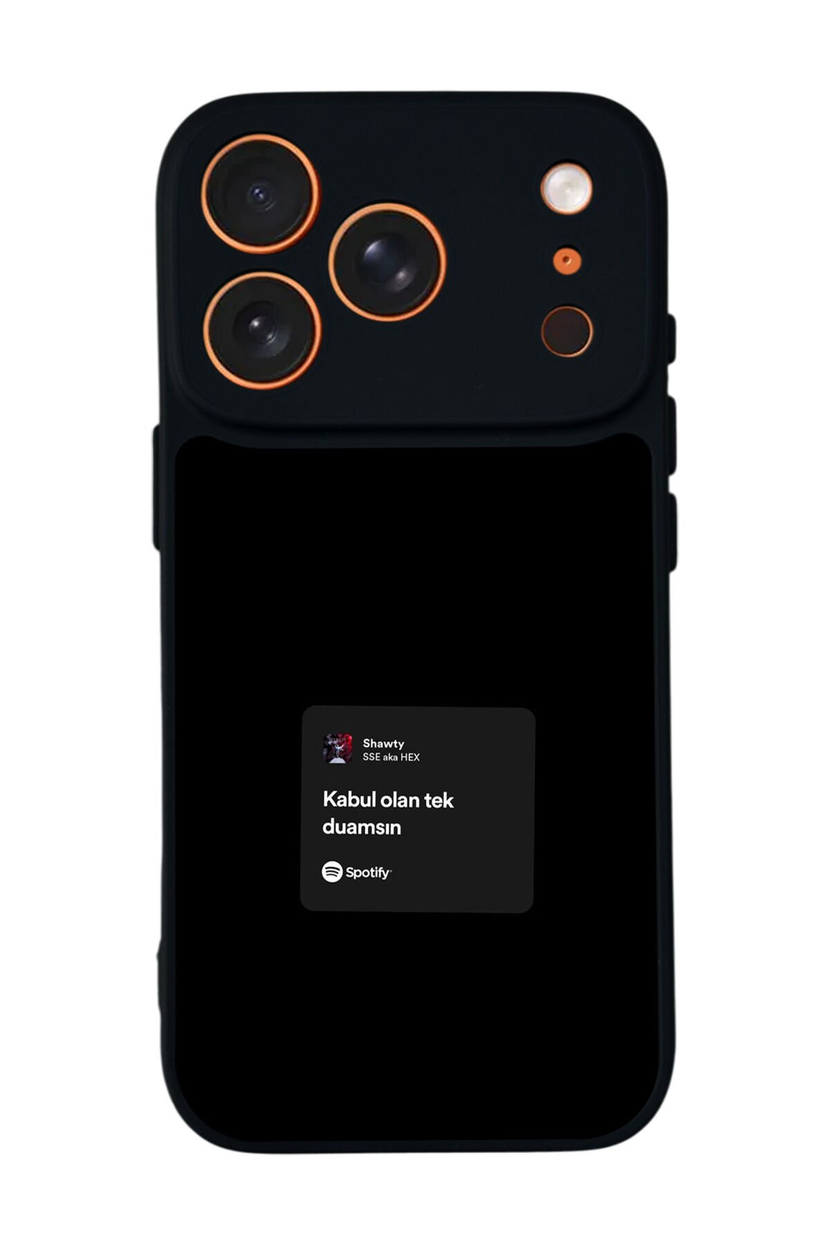 iPhone 17 Pro Max Uyumlu Sarki Sozleri Tasarımlı Glossy Premium Kılıf