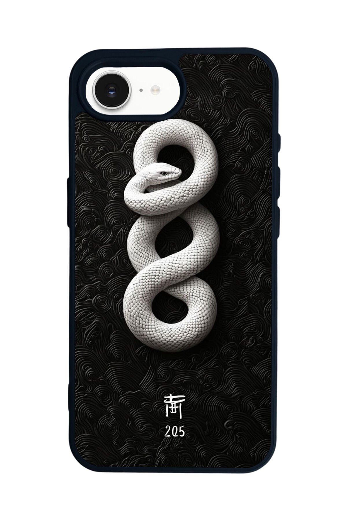 iPhone 16E Uyumlu Yılan Tasarımlı Glossy Premium Kılıf