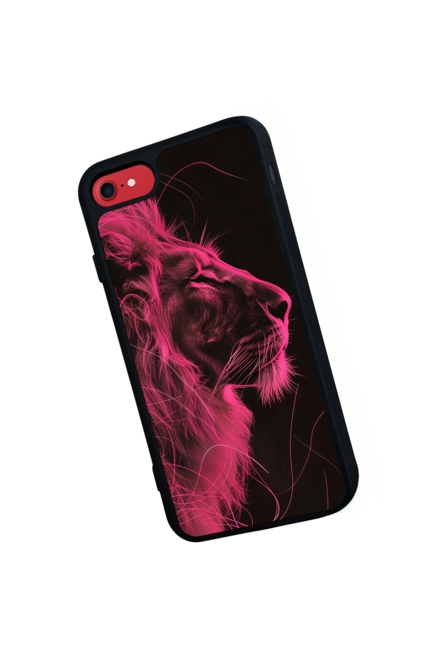 iPhone 7 Uyumlu Aslan Tasarımlı Glossy Premium Kılıf