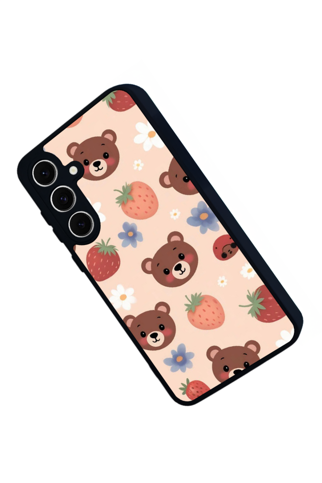 Samsung Galaxy A16 Uyumlu Ayı Tasarımlı Glossy Premium Kılıf