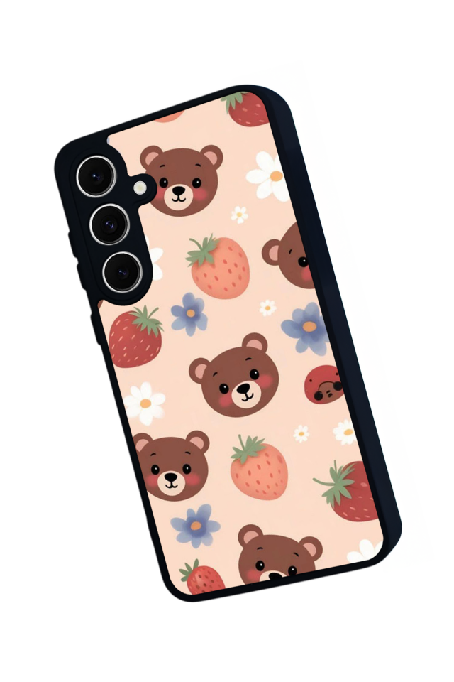 Samsung Galaxy A16 Uyumlu Ayı Tasarımlı Glossy Premium Kılıf