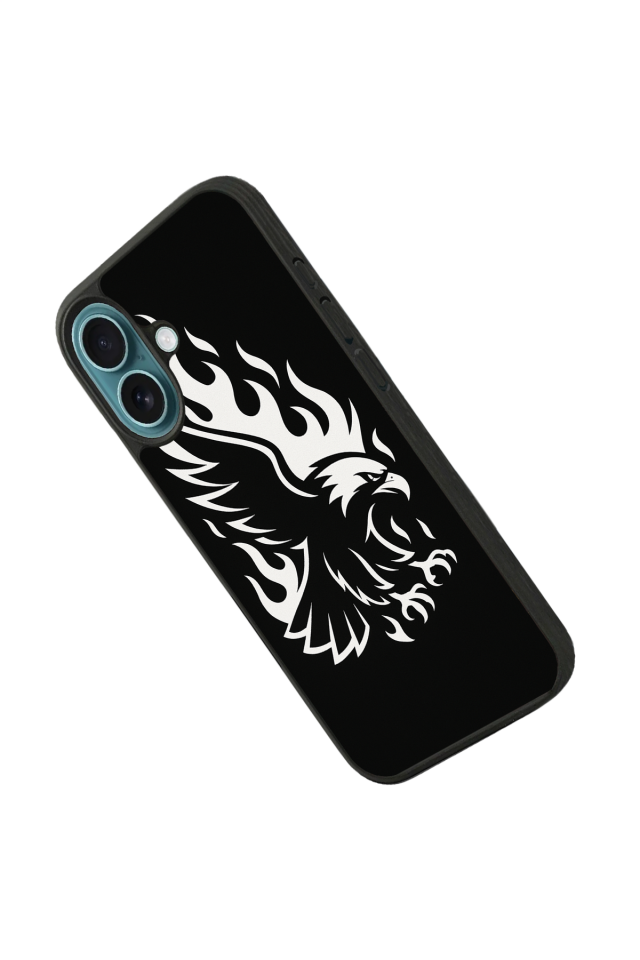 iPhone 16 Uyumlu Besiktas Tasarımlı Glossy Premium Kılıf