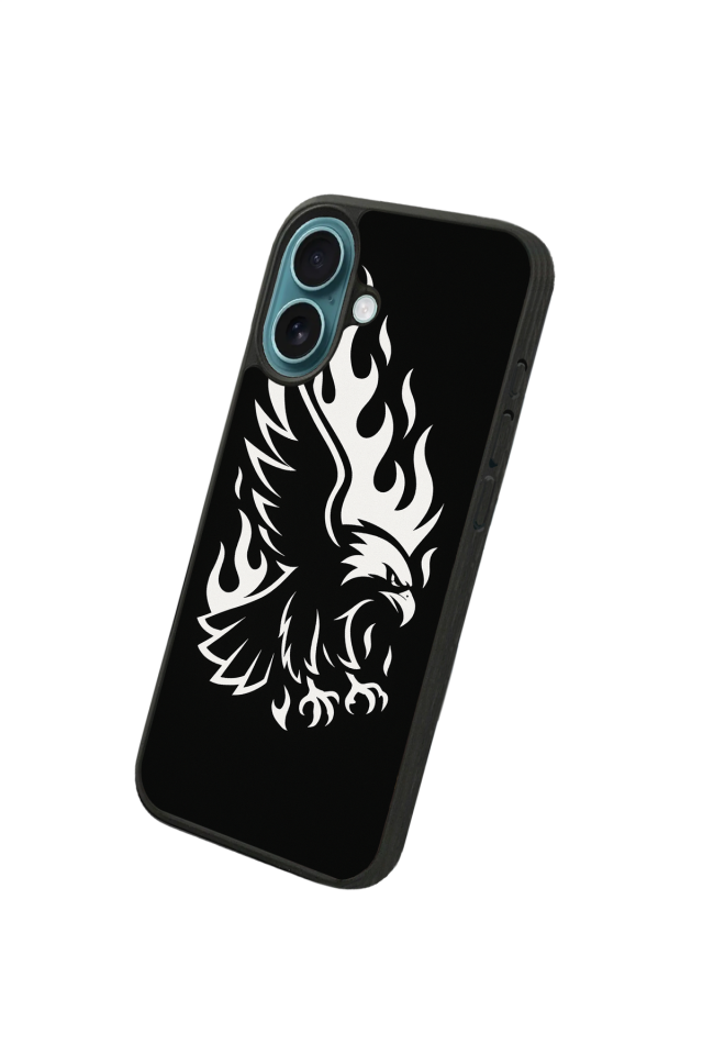 iPhone 16 Uyumlu Besiktas Tasarımlı Glossy Premium Kılıf