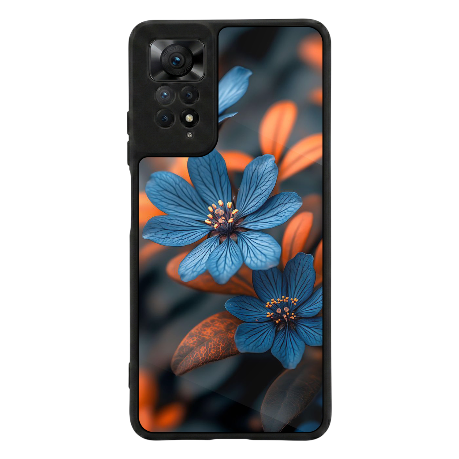 Xiaomi Redmi Note 12 Pro Uyumlu Cicek Tasarımlı Glossy Premium Kılıf