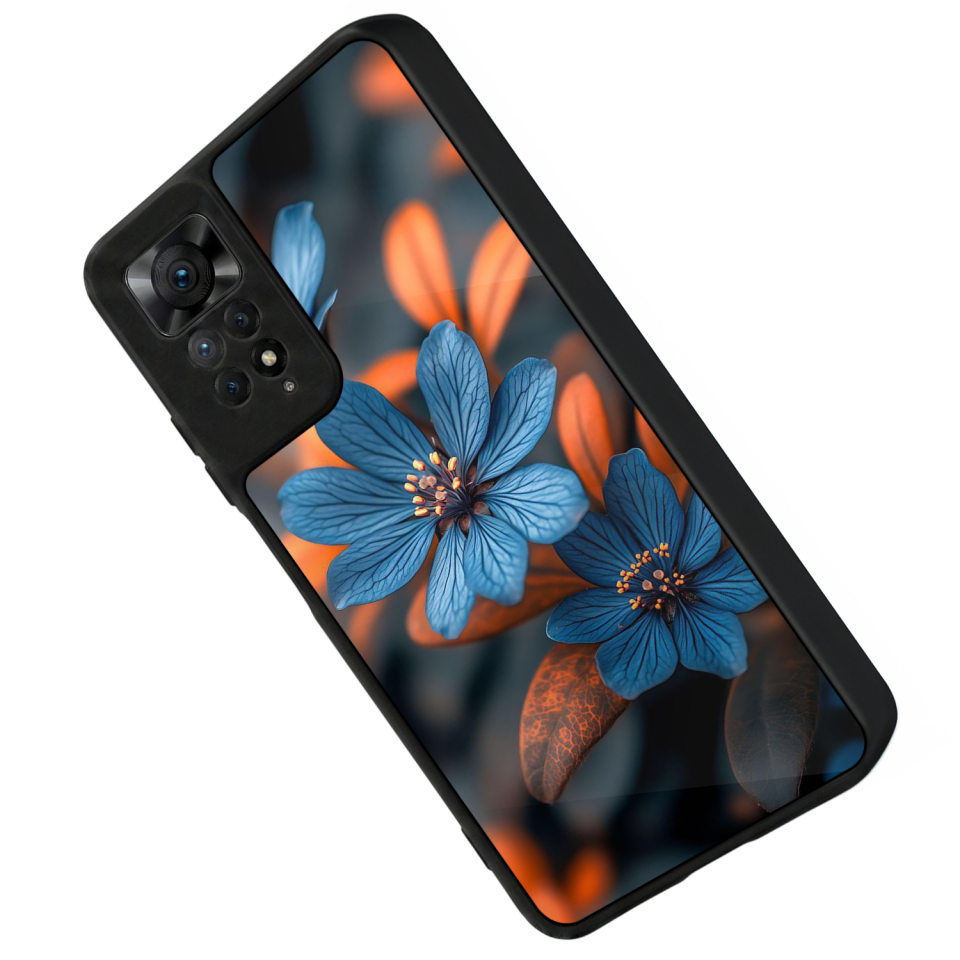 Xiaomi Redmi Note 12 Pro Uyumlu Cicek Tasarımlı Glossy Premium Kılıf