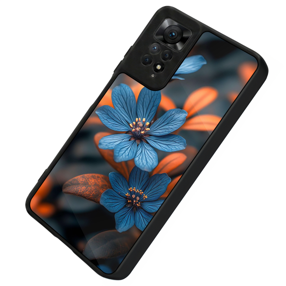 Xiaomi Redmi Note 12 Pro Uyumlu Cicek Tasarımlı Glossy Premium Kılıf