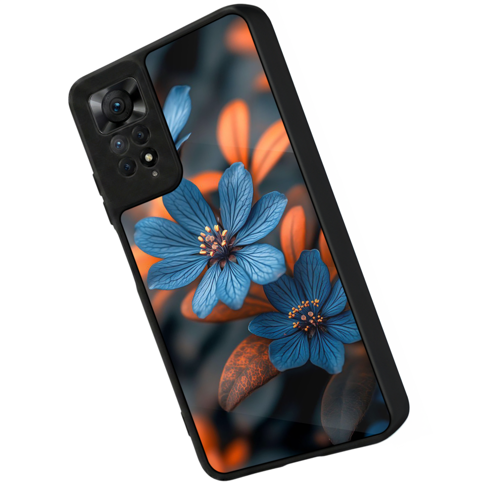 Xiaomi Redmi Note 12 Pro Uyumlu Cicek Tasarımlı Glossy Premium Kılıf