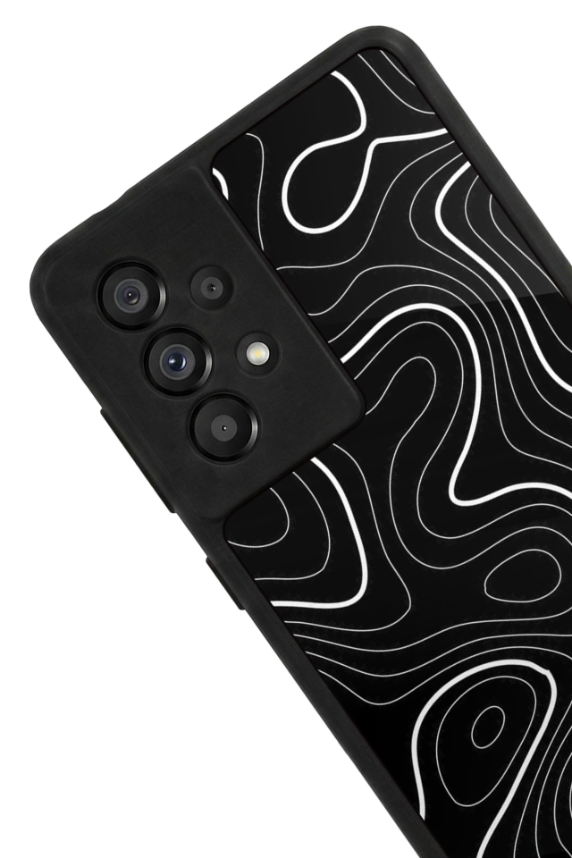 Samsung Galaxy A73 Uyumlu Çizgi Sanatı Tasarımlı Glossy Premium Kılıf