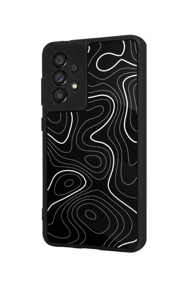 Samsung Galaxy A73 Uyumlu Çizgi Sanatı Tasarımlı Glossy Premium Kılıf