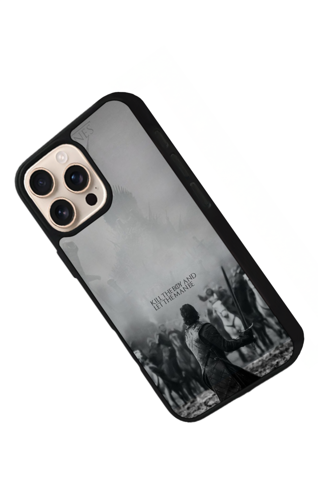 iPhone 15 Pro Max Uyumlu GameOfThrones Tasarımlı Glossy Premium Kılıf
