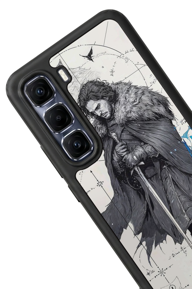Infinix Hot 60 Pro Plus Uyumlu GameOfThrones Tasarımlı Glossy Premium Kılıf