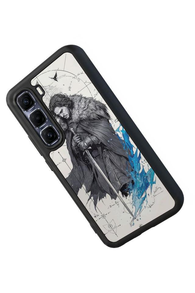 Infinix Hot 60 Pro Plus Uyumlu GameOfThrones Tasarımlı Glossy Premium Kılıf