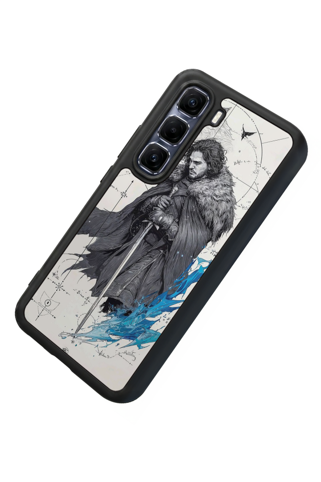 Infinix Hot 60 Pro Plus Uyumlu GameOfThrones Tasarımlı Glossy Premium Kılıf