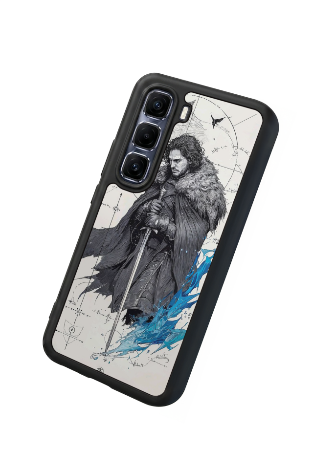 Infinix Hot 60 Pro Plus Uyumlu GameOfThrones Tasarımlı Glossy Premium Kılıf