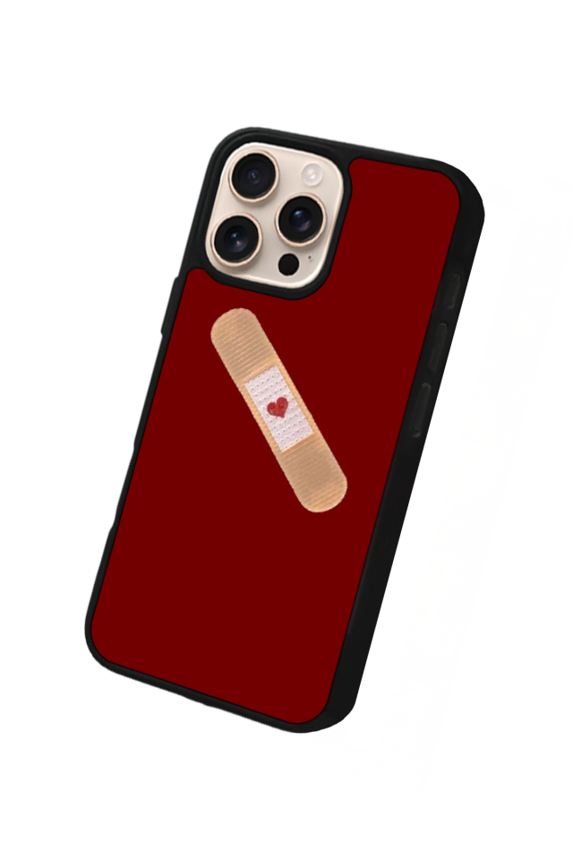 iPhone 14 Pro Uyumlu Kalp Love Tasarımlı Glossy Premium Kılıf