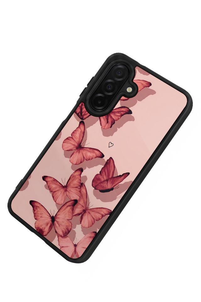 Samsung Galaxy A36 Uyumlu Kelebek Tasarımlı Glossy Premium Kılıf
