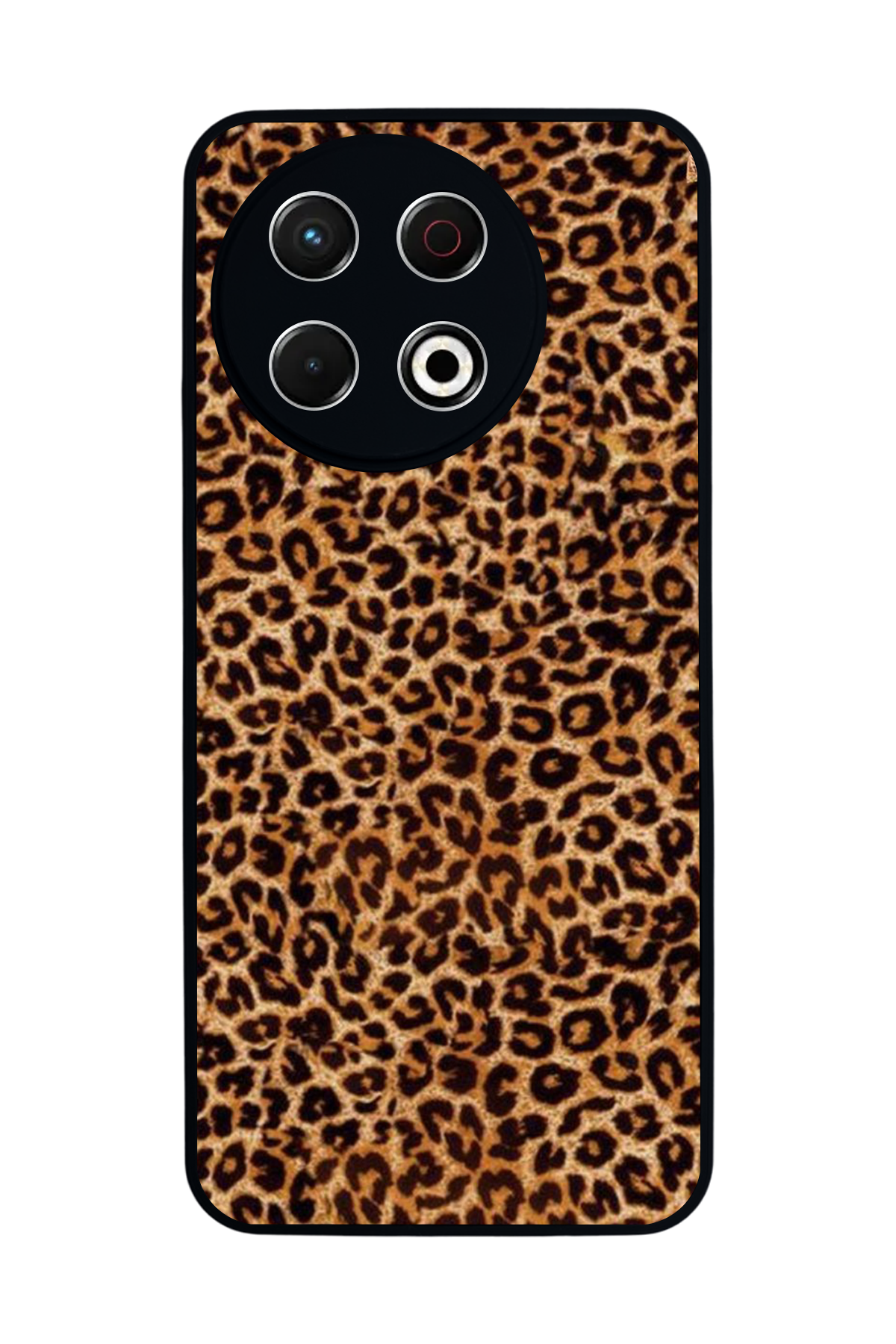 Tecno Spark 30 Pro Uyumlu Leopar Tasarımlı Glossy Premium Kılıf