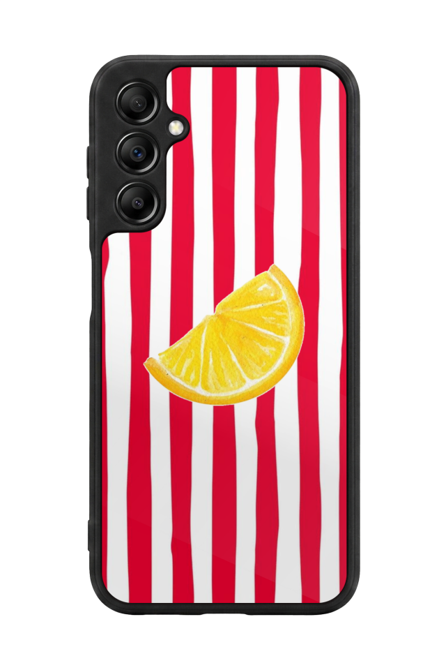 Samsung Galaxy A14 Uyumlu Limon Tasarımlı Glossy Premium Kılıf