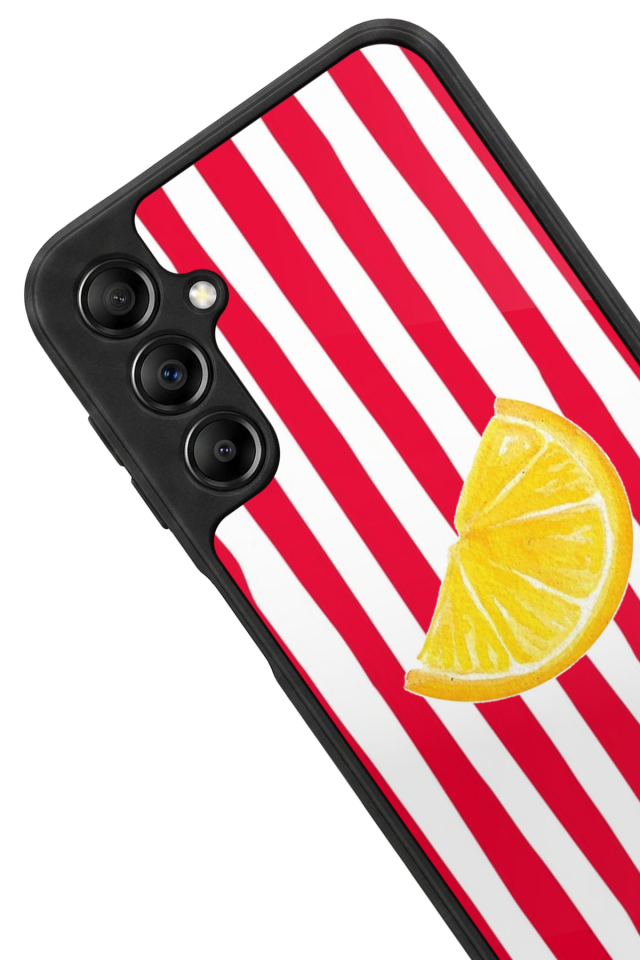 Samsung Galaxy A14 Uyumlu Limon Tasarımlı Glossy Premium Kılıf