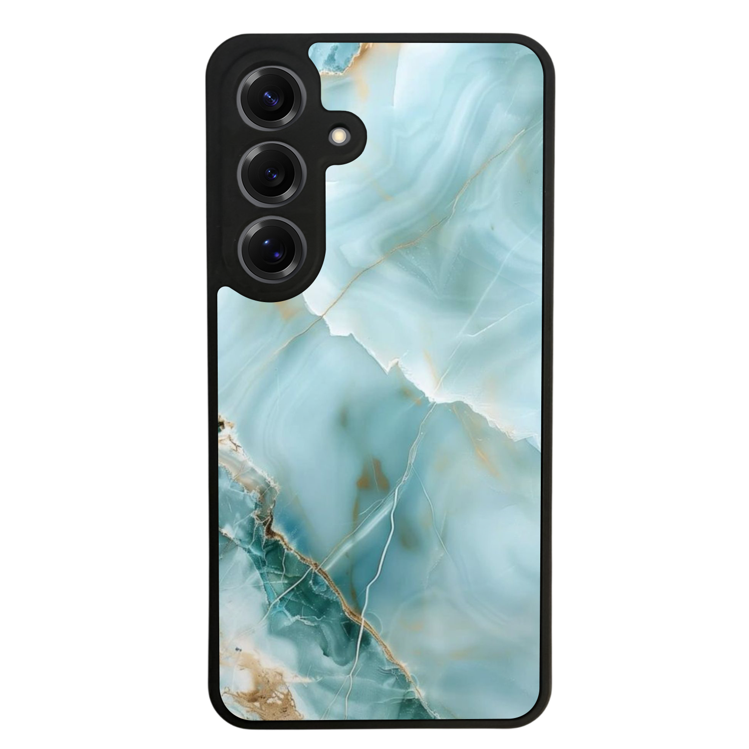 Samsung Galaxy S25 Uyumlu Mermer Marble Tasarımlı Glossy Premium Kılıf