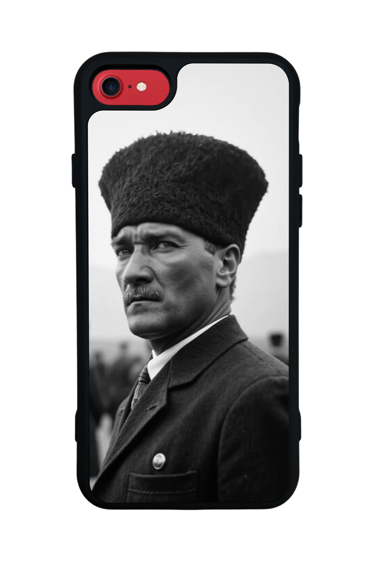 iPhone SE Uyumlu Mustafa Kemal Ataturk Tasarımlı Glossy Premium Kılıf