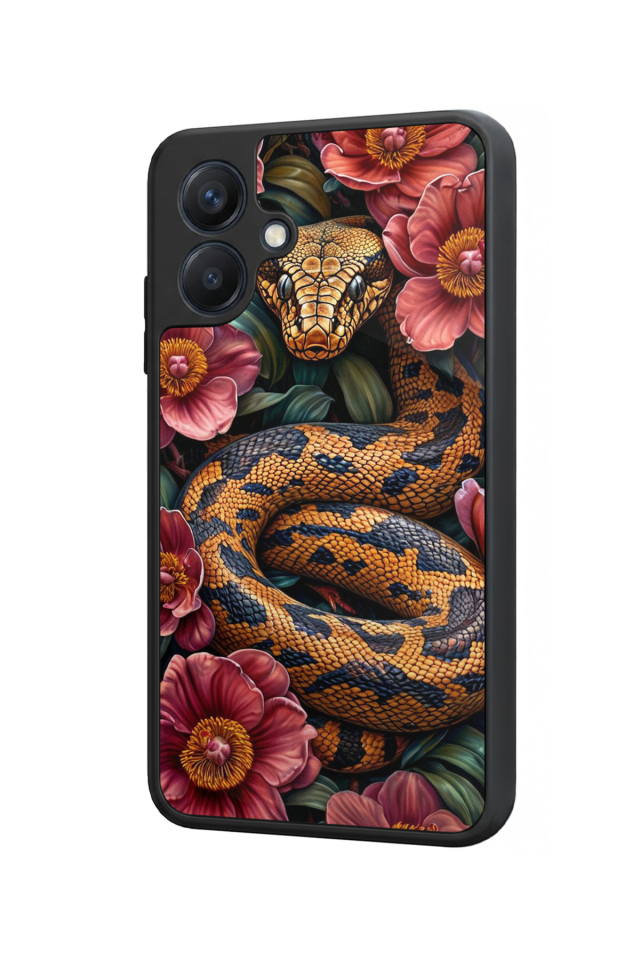 Samsung Galaxy A07 Uyumlu Yılan Tasarımlı Glossy Premium Kılıf