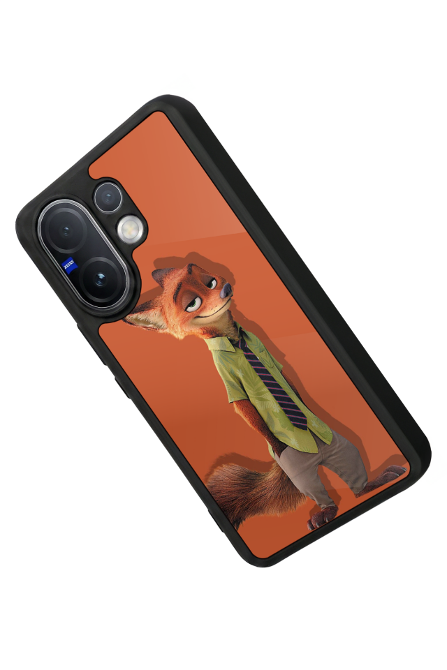 Vivo V60 Uyumlu Zootropolis Tasarımlı Glossy Premium Kılıf