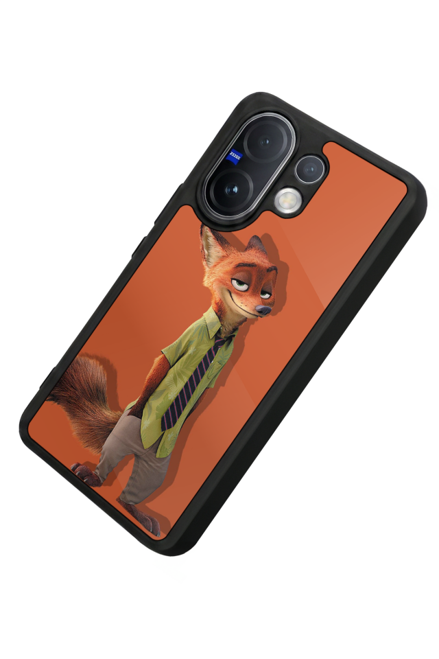 Vivo V60 Uyumlu Zootropolis Tasarımlı Glossy Premium Kılıf