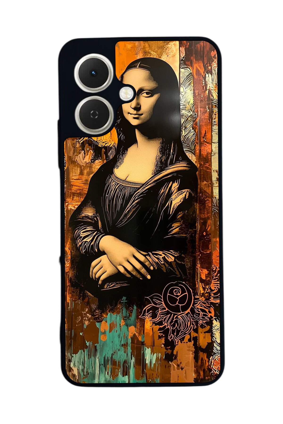 Tecno Spark GO 2 Uyumlu Monalisa Tasarımlı Glossy Premium Kılıf