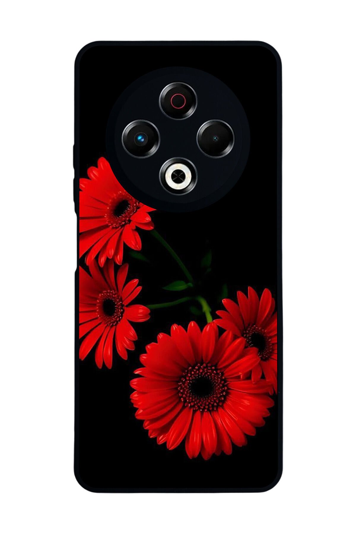 Tecno Spark 30 Uyumlu Cicek Tasarımlı Glossy Premium Kılıf