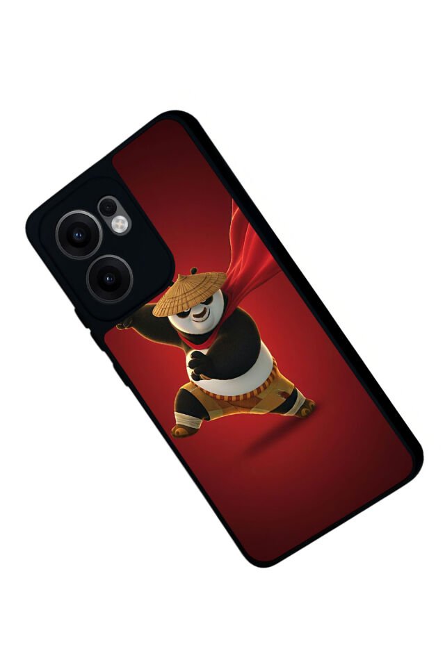 Oppo Reno 13F Uyumlu Kung Fu Panda Tasarımlı Glossy Premium Kılıf