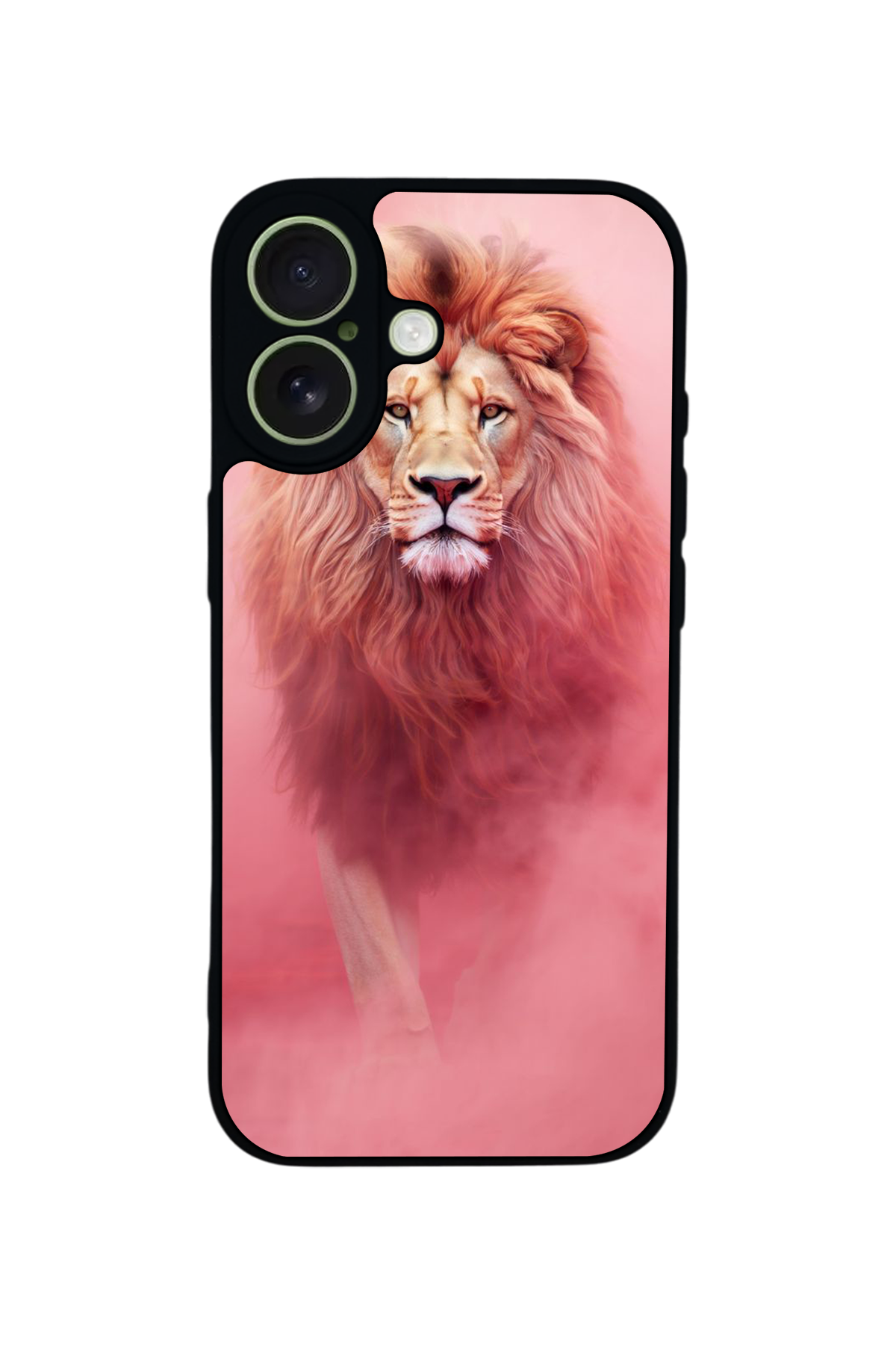 iPhone 17 Uyumlu Aslan Tasarımlı Glossy Premium Kılıf