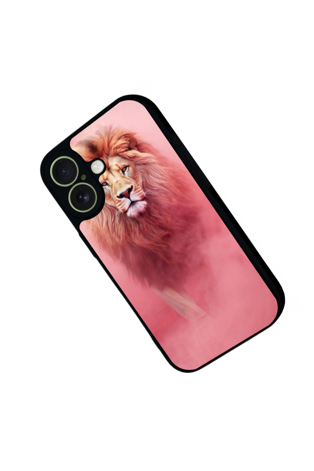 iPhone 17 Uyumlu Aslan Tasarımlı Glossy Premium Kılıf