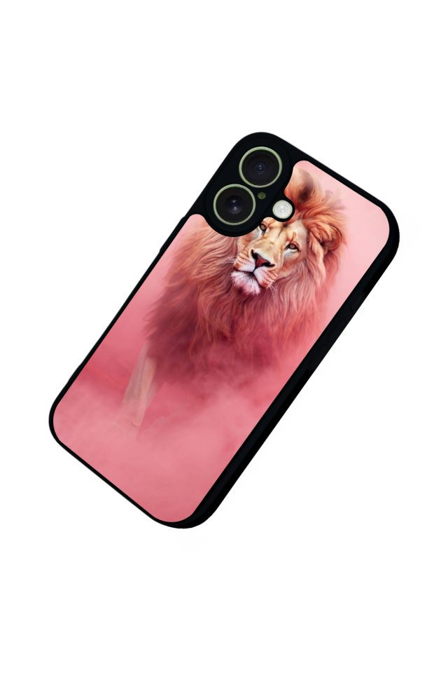 iPhone 17 Uyumlu Aslan Tasarımlı Glossy Premium Kılıf